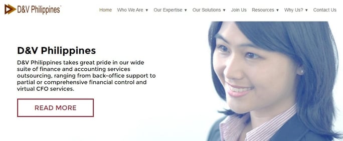 D&V Philippines new website