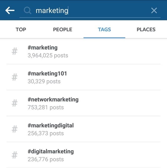 instagram trending hashtags