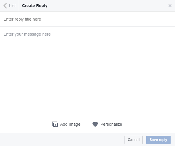Automated Facebook Messages