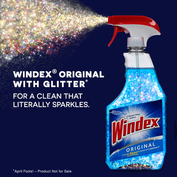 Windex April Fools Day creative ad