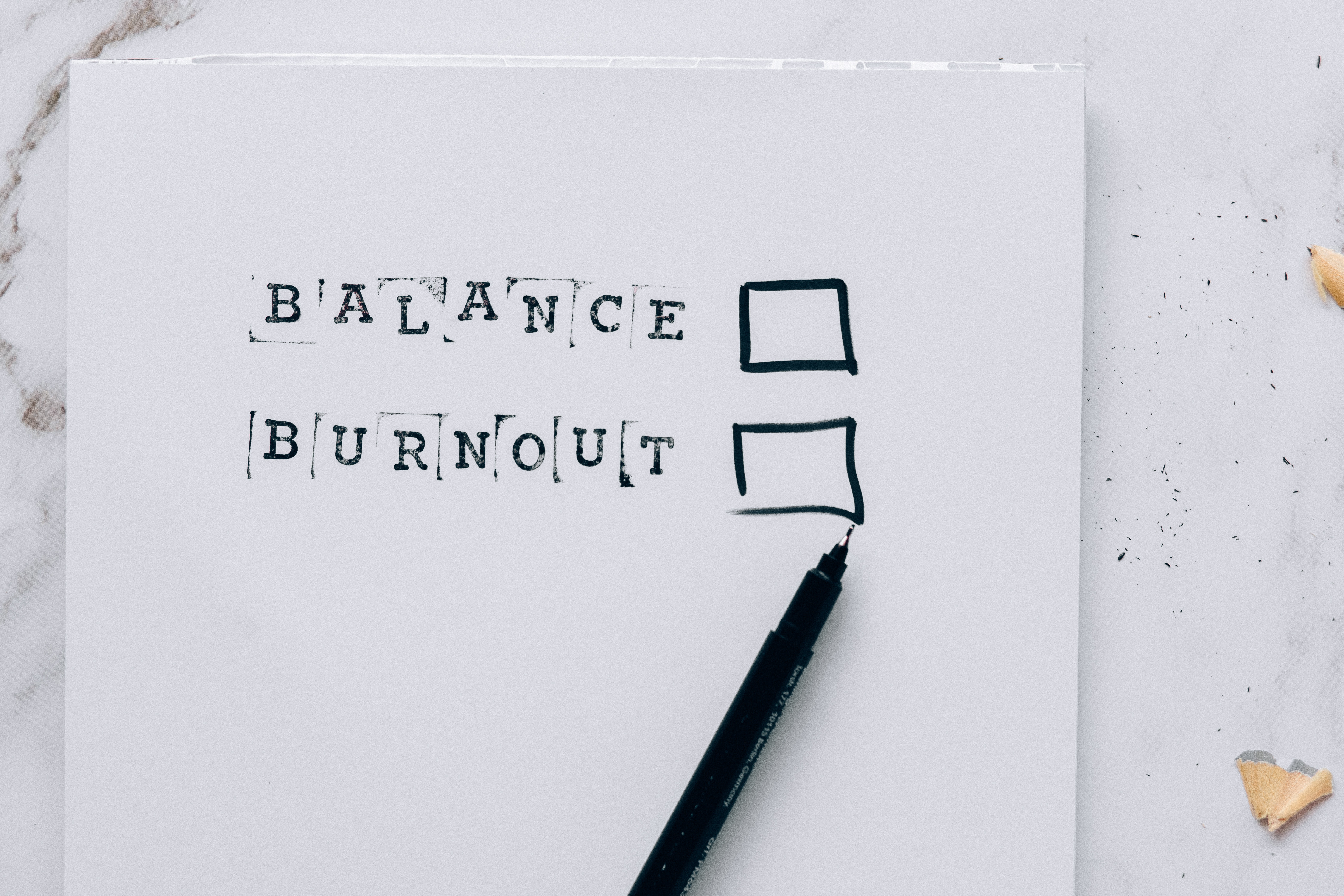 Balance Burnout Checklist Nataliya Vaitkevich