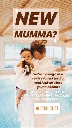 Instagram Brand Chat Story Sticker