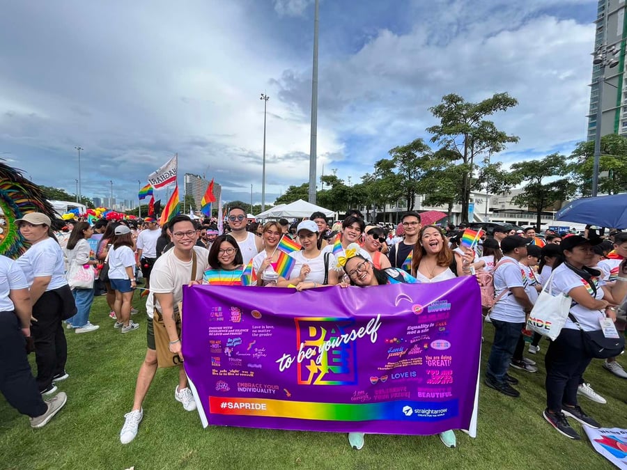 StraightArrow at Pride March 2023 in Makati, Philippines