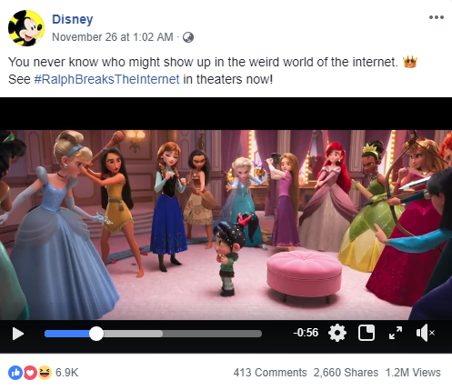 Disney Facebook Account